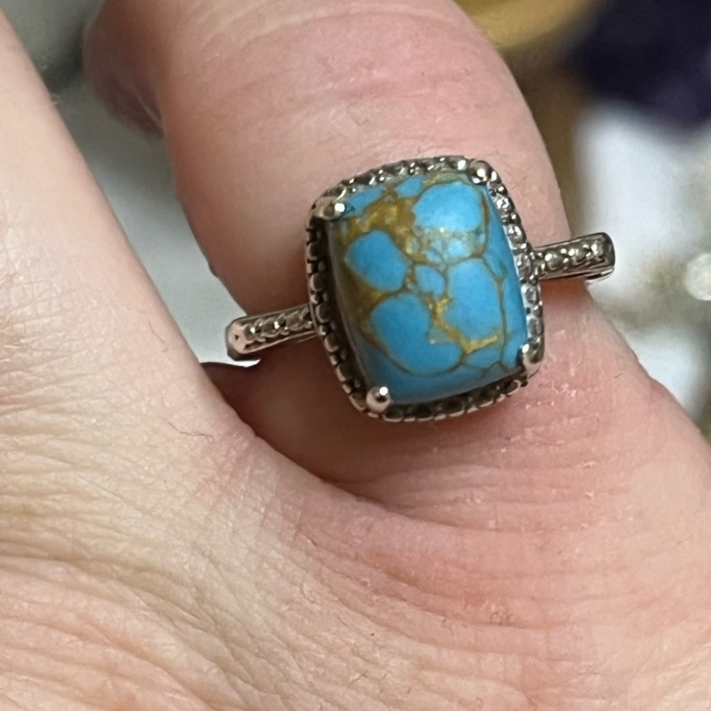 Sterling STS Jewelry Co. Turquoise Ring - Picture 6 of 12